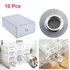 Di seguito abbiamo catalogato i migliori articoli per cassetti impilabili confrontando. 10pcs Scarpa Da Cassetto Casa Scatola Di Immagazzinaggio Impilabile Trasparente Ebay