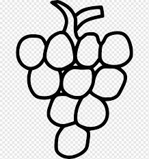 √gambar mewarnai buah anggur untuk tk dan paud. Menggambar Grape Buku Mewarnai Anggur Template Makanan Teks Png Pngwing