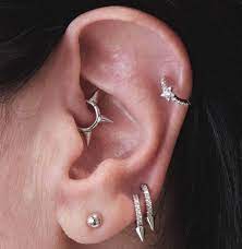 Maria Tash Via Instagram Ear Jewelry Three Ear Piercings Piercing Jewelry