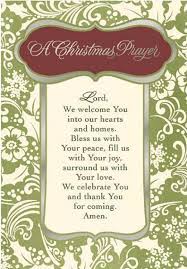 Where appropriate, the prayers are followed by links to other related prayers and resources on this site. Christmas Dinner Prayer