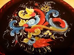 Rosemaling or rosemåling is norwegian for decorative painting, and is the name of a form of decorative folk art that originated in the rural valleys of norway. Tutorial Simple Telemark Rosemaling With Bird Something To Ponder About