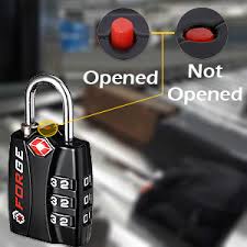 · turn the shackle at a 90 degree angle from the lock position. Amazon Com Forge Tsa Luggage Combination Lock Open Alert Indicator Easy Read Dials Alloy Body Ideal For Travel Lockers Bags Purple 2pk Luggage Locks