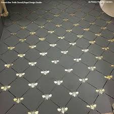 Yes You Can Paint Vinyl Linoleum Floor With Stencils Trellis Wall Stencil Stenciled Floor Wallpaper Stencil