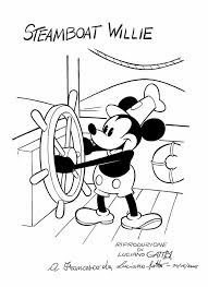 Buy (3) at 10% discount with code 3pakcolor Steamboat Willie Coloring Pages