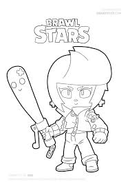 Werewwolf leon coloring page brawlstarsglobal brawlstars brawl stars leon coloring page free. Coloring Pages Kolorowanki Brawl Stars Leon Coloring And Drawing