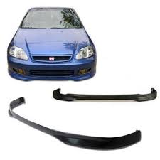 New 99 00 Aftermarket Made Honda Civic 2 3 4dr Type R Front Pu Bumper Add On Lip Honda Civic Civic Coupe 2000 Honda Civic