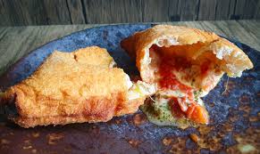 Image result for deep fried pizza