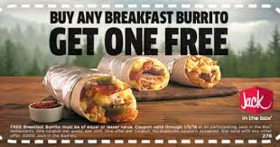 Second Breakfast Burrito Free At Jack In The Box Restaurants Breakfast Burritos Free Breakfast Second Breakfast