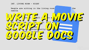 Script typefaces are based upon the varied and often fluid stroke created by handwriting, pretty much like the cursive fonts just typically more elegant. Write A Movie Script On Google Docs Free Youtube