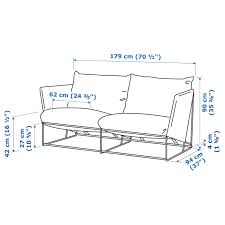 Havsten Loveseat In Outdoor Orange Beige Ikea In 2020 2er Sofa Kleines Sofa Sofa
