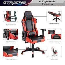 Check spelling or type a new query. Gtracing Gaming Chair Racing Office Computer Ergonomic Video Game Chair Backrest And Seat Height Adjustable Swivel Recliner With Headrest And Lumbar Pillow Esports Chair Red In Dubai Uae Whizz Video