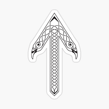 Each runic letter had their own meaning and connection to a certain god and power. Tiwaz Stickers Redbubble