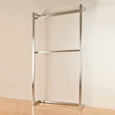 Buy industrial pipe, slatwall, gridwall, glass, wall standards, related accessories & parts. Wall Mounted Retail Clothing Rack Subastral