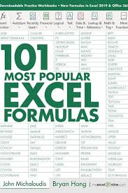 The 101 Most Popular Excel Formulas E Book Is Finally Here You Get Easy To Understand Explan Microsoft Excel Tutorial Microsoft Excel Formulas Excel Tutorials