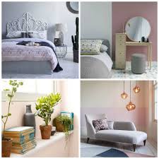 You could definitely recreate the look with some masking tape and a pot of pink paint. Pink Grey Room Colour Novocom Top