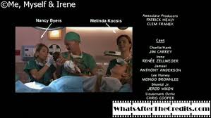 With jim carrey, renée zellweger, anthony anderson, mongo brownlee. Me Myself Irene 2000 Whats After The Credits The Definitive After Credits Film Catalog Service