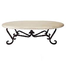 Wrought iron round end table base. Mexports By Susana Molina 4 Legs Coffee Table Wayfair
