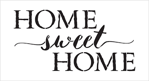 Home Sweet Home Old Fashioned Serif Script Word Stencil 14 X 8 Stcl1749 2 By Studior12 Word Stencils Script Words Sweet Home