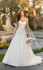 Kaufen sie brautkleider online finden eine unglaubliche wahl in bonnyin. Brautkleider Spitze Und Organza A Linie Brautkleid Stella York