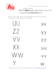This post contains affiliate links. Uppercase Letters And Lowercase Letters Worksheet Printable Pdf Download