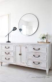 Learn how to whitewash furniture with these simple painting tips. White Washed Dresser With Tutorial White Wood Furniture White Washed Bedroom Furniture Distressed Bedroom Furniture