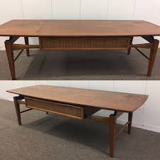 Walnut Mid Century Coffee Table By Lane Esteem Collection Surfboard Mcm 1960s Ebay Mid Century Coffee Table Coffee Table Coffee Table Design