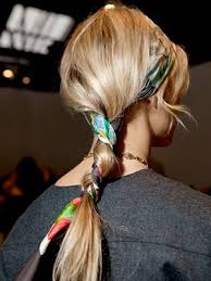 All you have to do is grab your head wrap and slip it on while leaving your locks as they are. 3 Ways To Tie Scarves In Your Hair Duh Allure