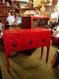 Red Lacquer Chinese Antique Table Antique Table Asian Furniture Lacquer Furniture