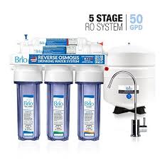Brio Signature 5 Stage Ro All Clear Housing W 4g Tank With Drain Clamp Reverse Osmosis Water Water Systems Reverse Osmosis