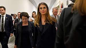 This was brought out in the @ symbol logomark. Hope Hicks Top Trump Aide Returning To White House Bbc News