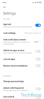 You can also use touch id and other methods to lock apps on iphone. How To Turn Off App Lock Xiaomi Manual Techbone