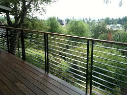 The average price for metal deck railings ranges from $10 to $300. The Best Modern Deck Railing Is The One You Make Spore Deck Railing Design Balcony Railing Design Railings Outdoor