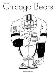 Chicago bears cincinnati bengals cleveland browns dallas cowboys denver broncos detroit lions green bay packers. Chicago Bears Coloring Page Twisty Noodle