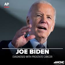 Former President Joe Biden has been diagnosed with prostate cancer, his  office said Sunday. Biden was seen last week by doctors after experiencing  urinary symptoms. A prostate nodule was found. He was