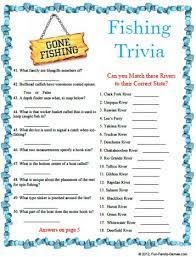 Answer the below questions to reach the next level. Fishing Trivia Is Much More Than The Worm And The Hook