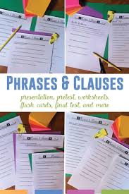 Phrases And Clauses Grammar Set Presentation Notes Activities All Time Favorite Hs Ela Materials Teaching Grammar Grammar Lessons Teaching Language Ar