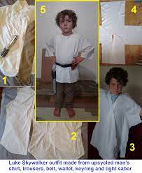 Star wars ist eines der beliebtesten und berühmtesten filmwerke und längst zum klassiker sowie filmepos avanciert. Luke Skywalker Diy Costume Tutorial Luke Skywalker Costume Diy Diy Baby Costumes Diy Halloween Costumes For Kids