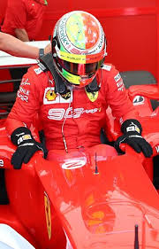 Michael schumacher full scale helmets for sale. Formel 1 Mick Schumacher Rast In Papas Rekord Ferrari Express De