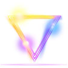 Colored Neon Cute Frame Coloredframe Cuteframe Neonframe Triangle Neontriangle Light Effect Cute Frames Clip Art