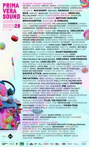 Primavera sound 2021 was forced to be postponed to 2022 due to the restrictions of the global pandemic that we are experiencing, just as the 2020 edition had to be postponed. Primavera Sound Gibt Sein Gesamtes Line Up Fur 2020 Bekannt Festicket Magazine