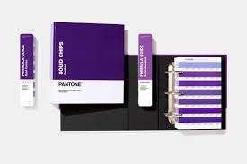 The press operator takes 12 oz. Pantone Solid Color Set Formula Guide Solid Chips Mode Information Gmbh