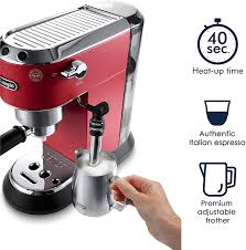 And 1.3 litter removable water tank. Delonghi Ec685r Dedica Espresso Machine Red Elghazawy Shop