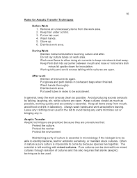 Use aseptic technique while performing this step, flaming not only the loop but. Micro Lab Book 07