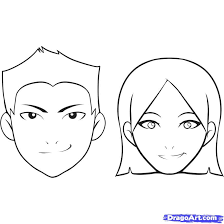 How do you draw people for kids? Girl Face Drawing Kids Novocom Top