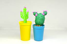How to make 3d cactus for your home with color papers. How To Make A Paper Cactus With Pictures Wikihow