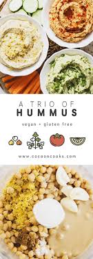 Not One Not Two But Three Delicious And Healthy Hummus Recipes An Intense Hummus Tasting Experience That Will Surel Vegetarian Recipes Healthy Vegan Recipes