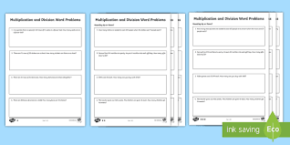 Maybe you would like to learn more about one of these? Multiplication And Division Word Problems Maths Resource