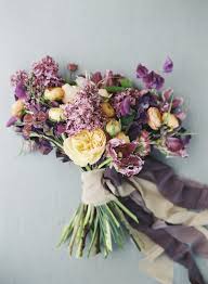 Deep purple & lime green orchid. 25 Beautiful Purple Wedding Bouquets We Love Martha Stewart
