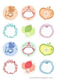 Chuckometti Art Jam Labels Etiquettes De Cuisine Creativite Imprimable