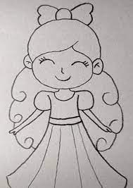 Since these drawings are for girls, you do not have to worry about boring or uninteresting pictures getting in the way of what you really want to draw. Girl Drawing Easy In 2021 Cartoon Girl Drawing Girl Drawing Easy Easy Drawings